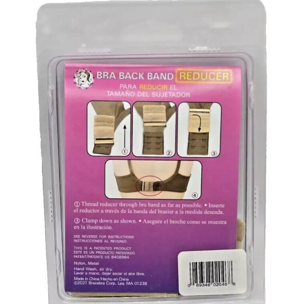 Supportables Bra Back Band Reducer 2 Pack (2 Rows + 3 Rows) Up To 2 Inches New - Picture 2 of 2
